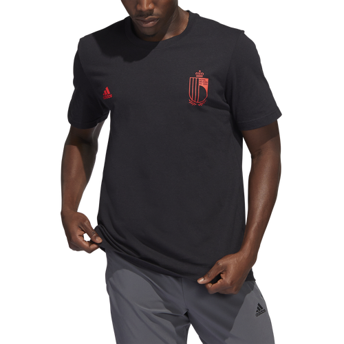 

adidas Mens adidas National Team Soccer T-Shirt - Mens Black Size L