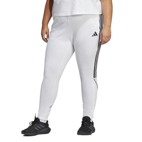 Adidas Originals Plus Size Tiro 23 Track Jacket Tiro 23 League 3 Stripes Track Pants In White