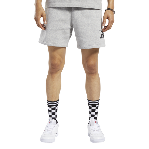 

Reebok Mens Reebok Classic Leather Shorts - Mens Medium Grey Heather Size M