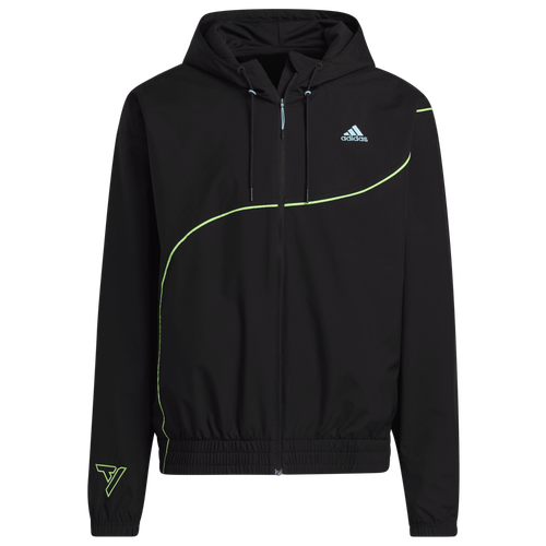 

adidas Mens adidas Trae Windbreaker - Mens Black Size M