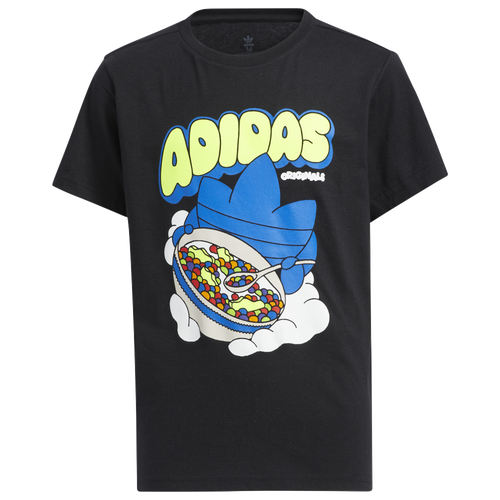 

adidas Originals adidas Originals B For Breakfast T-Shirt - Boys' Grade School Black/Yellow Size M