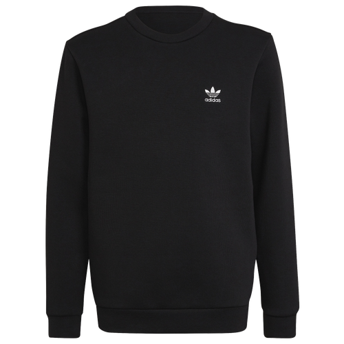 

adidas Boys adidas Adicolor Crewneck Sweatshirt - Boys' Grade School Black Size XL