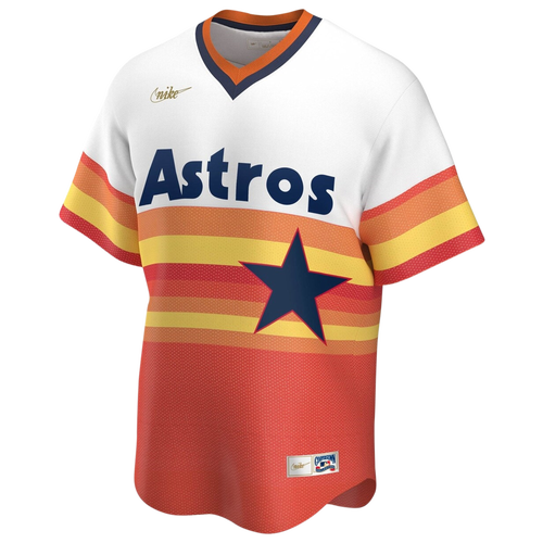 

Nike Mens Houston Astros Nike Astros Cooperstown Collection Team Jersey - Mens White/White Size L