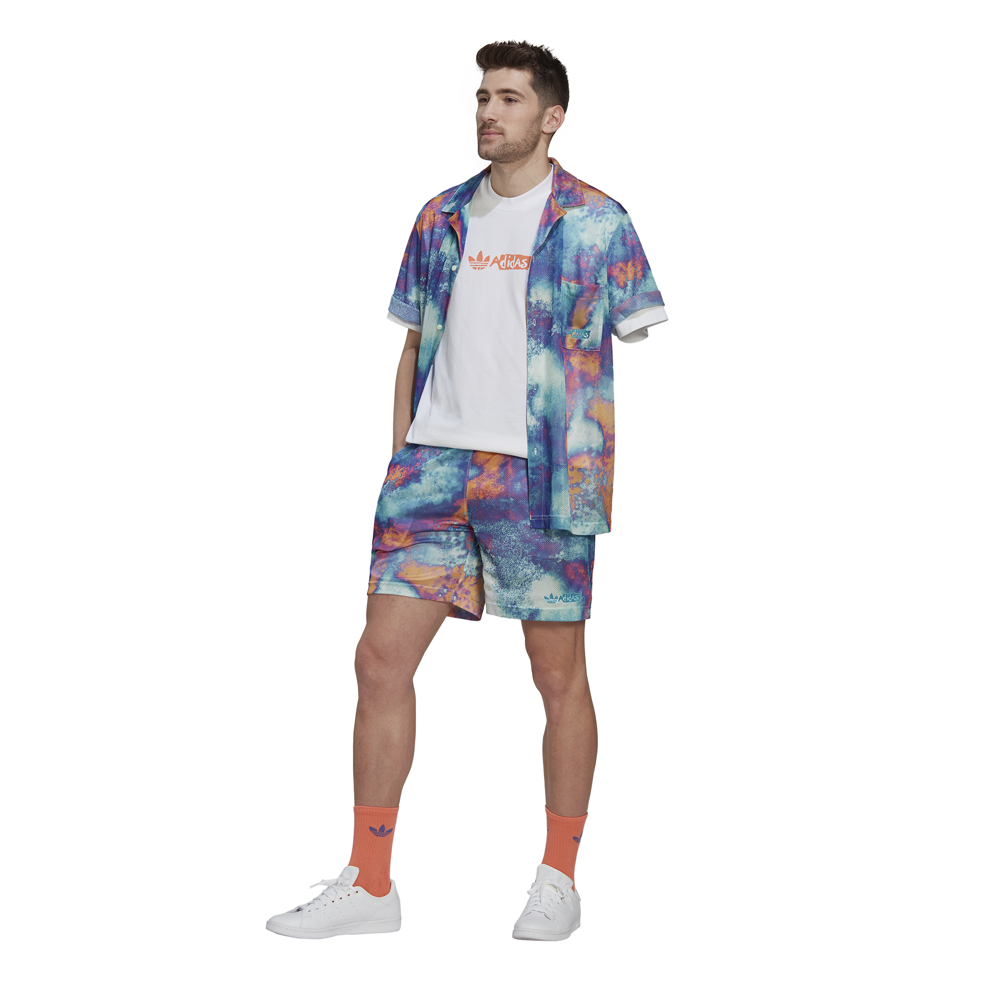 adidas Originals Skate All Over Print Mesh Shorts