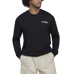 Men's - adidas Skate Longsleeve T-Shirt - Black/Multi