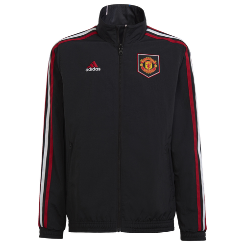 

Boys adidas adidas Manchester United Anthem Soccer Jacket - Boys' Grade School Black Size XS