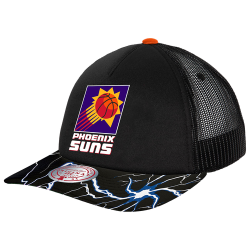 

Mitchell & Ness Mens Phoenix Suns Mitchell & Ness Suns Storm Season Trucker Hat - Mens Black/Black Size One Size