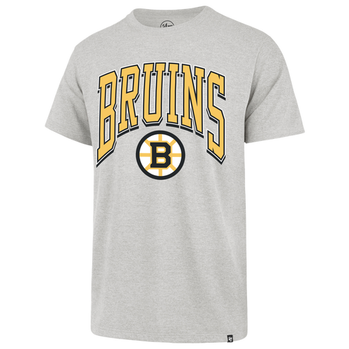 47 Brand Mens Bruins Franklin T-Shirt - - Grey