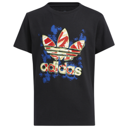 Boys' Grade School - adidas Originals Adicolor Bold Trefoil T-Shirt - Black/Multi