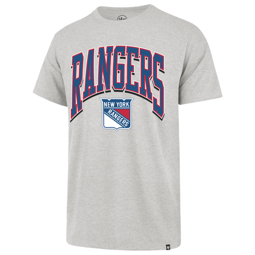 47 Brand Mens Rangers Franklin T-Shirt - - Grey