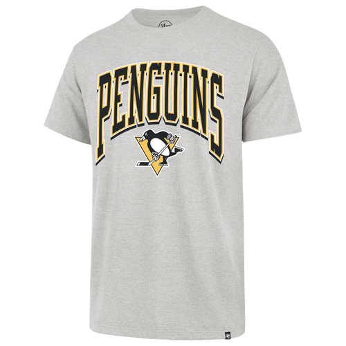 47 Brand Mens Penguins Franklin T-Shirt - - Grey
