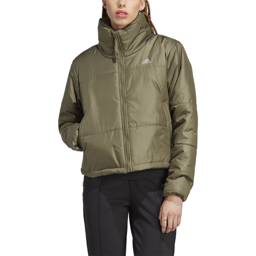 Adidas Originals Womens Adidas Bsc Padded Jacket In Olive/olive