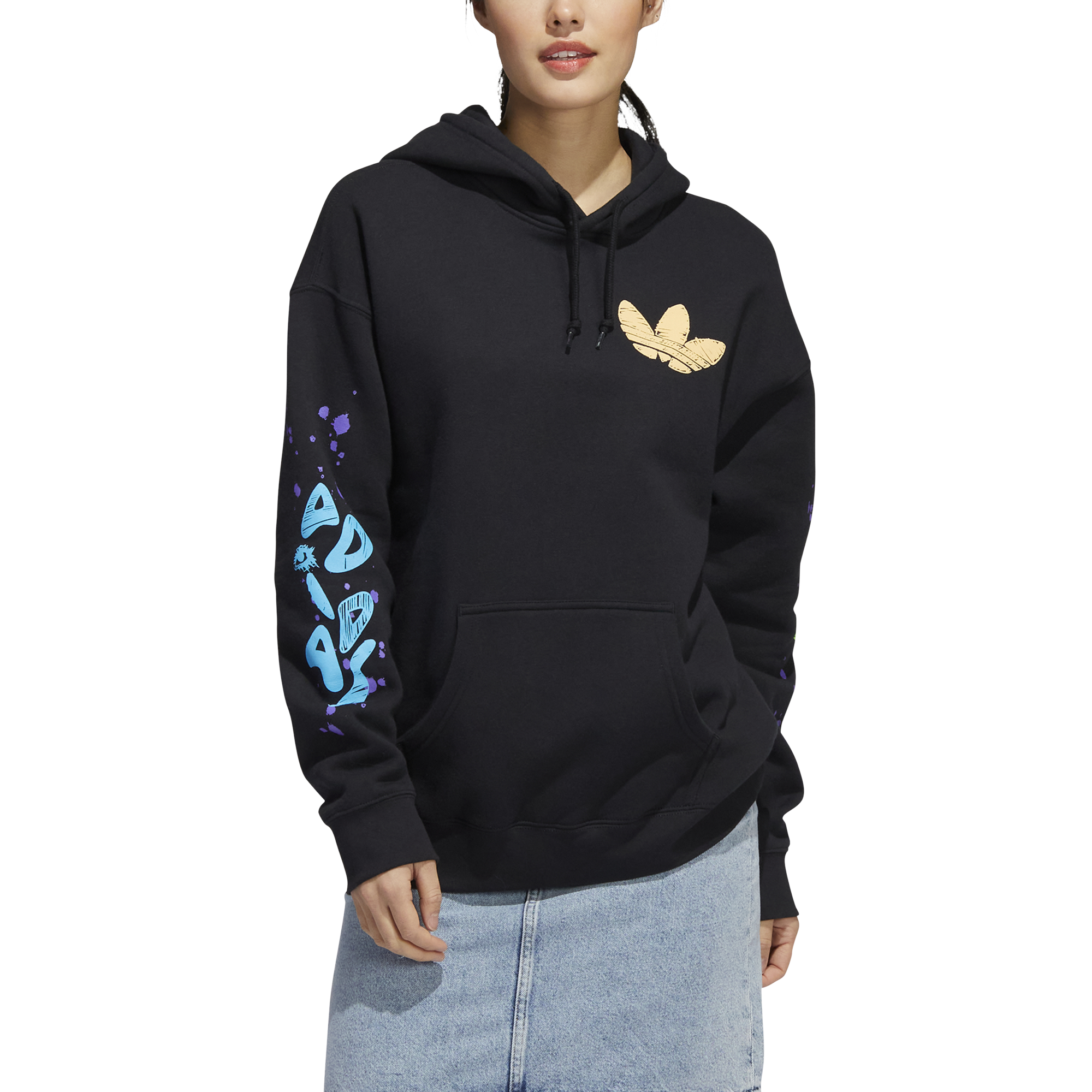 Adidas graphic hoodie store women's