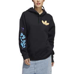 Women's - adidas Graphic Hoodie - Black/Multi