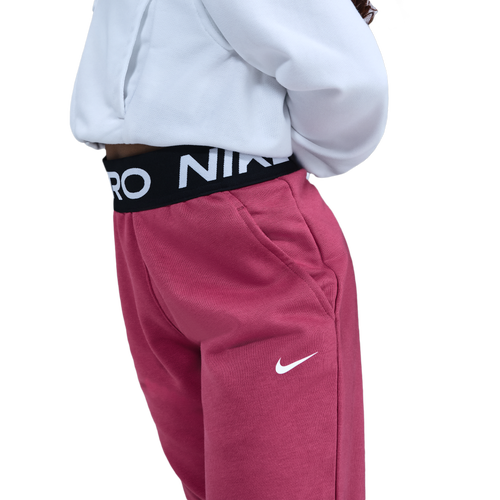  - Nike NP Dri-FIT Fleece Joggers - Pink/White