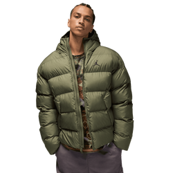 Men's - Jordan MJ BRK Puffer Jacket - Medium Olive/Black