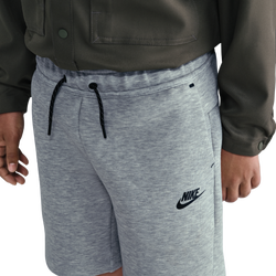 Boys' Grade School - Nike NSW Tech Fleece Short - Gray/Black