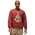 Jordan Brooklyn Holiday Fleece Crew - Men's Redstone/Black