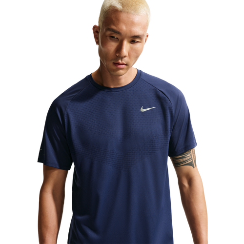 Nike Dri-FIT ADV STRIDE SS TOP - Nike Midnight Navy/Reflective Silver