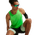 Nike Dri-FIT ADV STRIDE TANK - Men's Green Spark/Reflective Silver