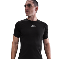 Men's - Nike Pro Training Dri-FIT SS Top - Black/White