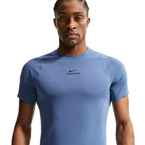  - Nike Pro Training Dri-FIT SS Top - Indigo Storm/Black