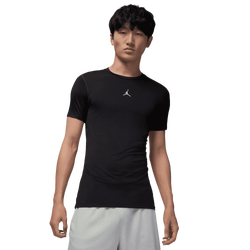 Men's - Jordan Dri-FIT Sport Short Sleeve Base Layer Top - White/Black