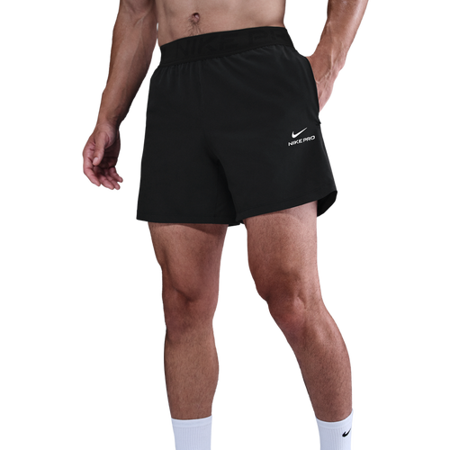  - Nike Pro Training Dri-FIT 6In Short - Black/White