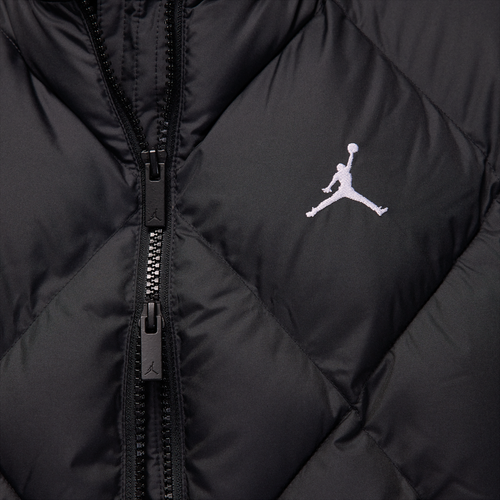 WOMENS - Jordan Brooklyn Puff Vest Quilted - Black/White