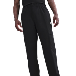 Men's - Nike Club Woven Cargo Pants Collection - Black/White