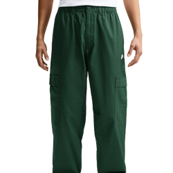 Men's - Nike Club Woven Cargo Pants Collection - White/Fir