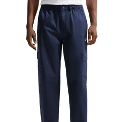 Men's - Nike Club Woven Cargo Pants Collection - Obsidian/White