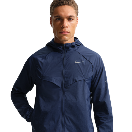 MENS - Nike UV RPL STRIDE JACKET - Midnight Navy/Reflective Silver