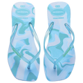 Havaianas Slim Square Jelly Blossom Sandals - Havaianas Lavender/Blue