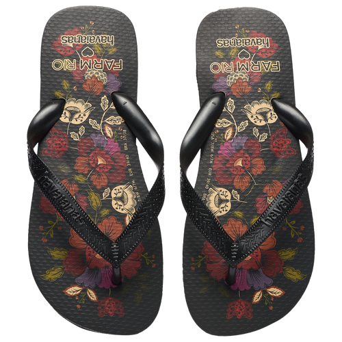 WOMENS - Havaianas Farm Rio Sandals - Black
