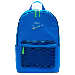 Boys' Grade School - Nike X LEGO Heritage Project Backpack - Metallic Silver/Brave Blue/Cobalt Blue