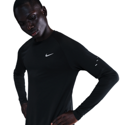 Men's - Nike Dri-FIT Adv Stride LS Top - Reflective Silver/Black