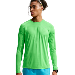 Men's - Nike Dri-FIT Adv Stride LS Top - Green Spark/Reflective Silver