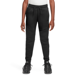 Boys' Grade School - Nike Tech Fleece Pants - Black/Black