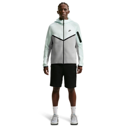 Men's - Nike Tech Fleece Full-Zip Windrunner Hoodie - Green/Black