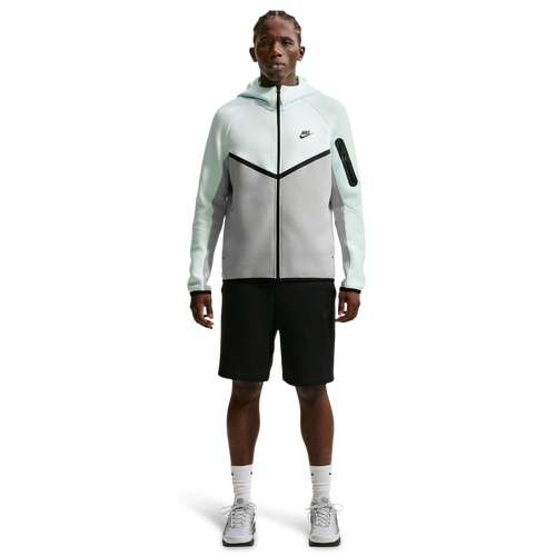Nike Mens Tech Fleece Full-Zip Windrunner Hoodie - - Green / Black Size XXL
