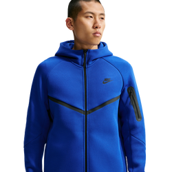 Men's - Nike Tech Fleece Full-Zip Windrunner Hoodie - Old Royal/Black