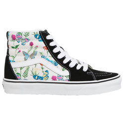 Girls' Grade School - Vans SK8 Hi - White/Multi