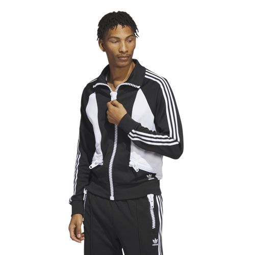 Adidas Originals Mens Adidas X Jeremy Scott Big Zip Jacket In Black/white