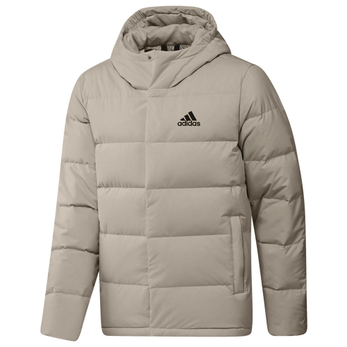 

adidas Mens adidas Helionic Puffer Jacket - Mens Beige/Beige Size L