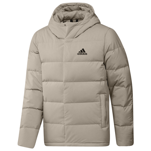 Adidas Originals Mens Adidas Helionic Puffer Jacket In Beige/beige