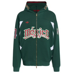 Men's - adidas Mexico Federation Hoodie - Collegiate Green/Red/White
