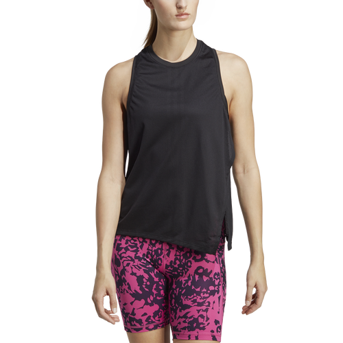 

adidas Womens adidas HIIT QB Tank - Womens Black/White Size L