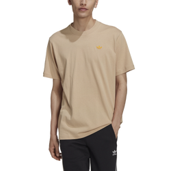 Men's - adidas Originals Varsity Loose T-Shirt - Beige/Maroon