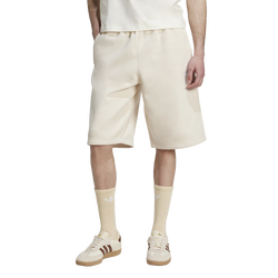 Men's - adidas Originals Essential Fleece Shorts - White/Wonder White